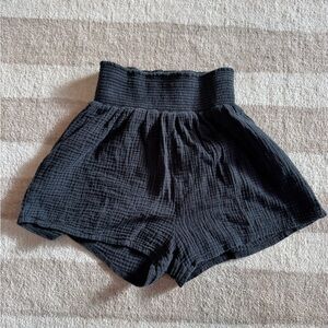 Z Supply Black Cover Up Shorts